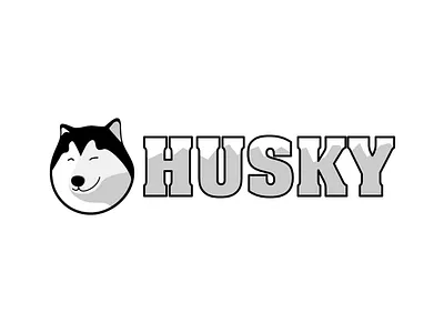 Inktober branding day 6 : Husky brand design dog graphic husky illustration illustrator inktober logo vector
