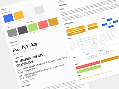 Styleguide Brand identity 🥳 brand brand design brand identity buttons checkboxes forms identity designer labels minimal rebranding style styleguide tooltips typography ui ui kit ui kits uiux
