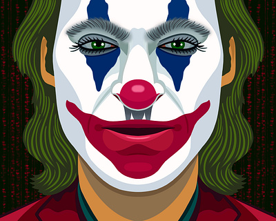 The Joker childrens books colorful comic designer digital art editorial editorial illustration graphic art illustration illustrator nicole wilson portrait villian