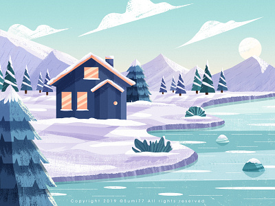 winter design illustration