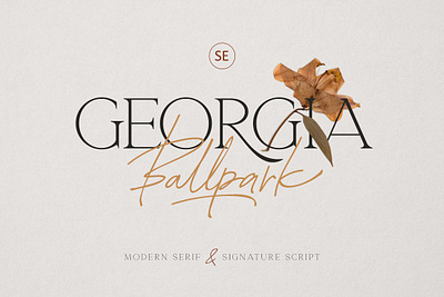 Georgia Ballpark - FONT DUO display font elegant fonts font design font duo font duos fonts collection modern serif modern serif font sans serif sans serif font sans serif fonts serif serif font serif fonts signature signature font signature fonts signature logo signature script signature typeface