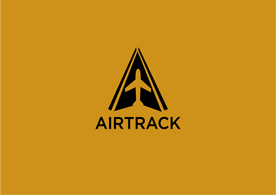 airtrack logo logo design minimal minimalist logo modern logo
