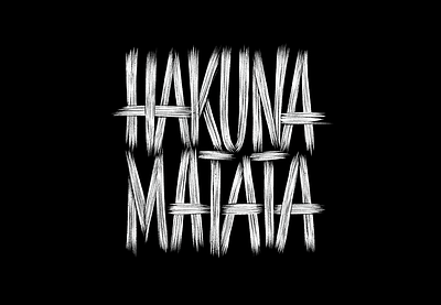 Hakuna matata goodtype hand lettering hand type lettering lettering art type type art type drawn typography tyxca