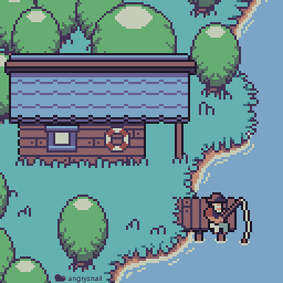 Fishing 16bit 8bit 8bitart environment design game art game design gameart pixel pixel art pixelart