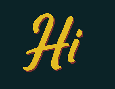Hi clientwork hand drawn handlettering lettering logo designer logodesign logotype logotype design logotypedesigner procreate typography