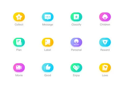 ICON DESIGN color design icon illustration uiux