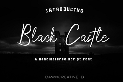 Black Castle font branding crazy creepy display font font handwritten font script font typography ui vector