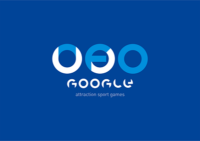 UFO Google design icon illustration logo typography