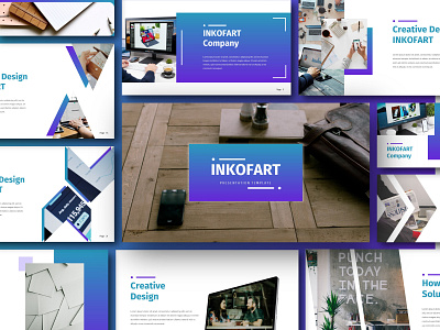 Inkofart - Business Presentation Template branding business corporate deck design google slides illustration keynote layout pitch powerpoint ppt pptx presentation presentation design presentation layout presentation template slide template ui