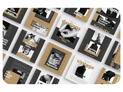 ELLIE Instagram Feed adobe aprilea clean instafeed instagram instagram feed instagram feeds instagram post layout minimal minimalist modern photoshop professional