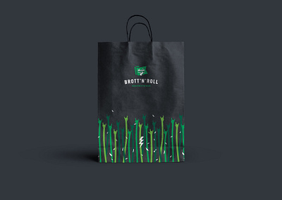 Brott'n'Roll brand creative design identity logo logoped logotype mark russia symbol