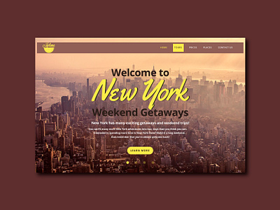 New York amazing weekend big apple big city brown city new york pastel colors tourism tours travel travel agency traveling web design webdesign website website design weekend yellow