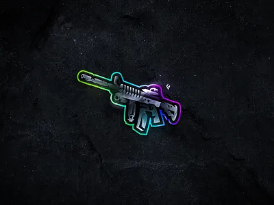 'M4' - Logo + Sticker Concept brand and identity branding design esports gaming gaming logo gun illustration logo vector