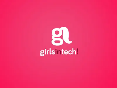 GirlsInTech girl girl illustration girls letter logo technology