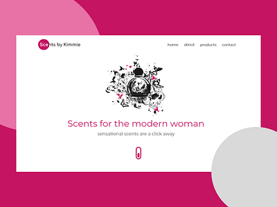 Scents by Kimmie adobexd design perfumes website