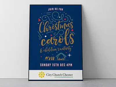 Christmas Poster christmas illustration poster poster art
