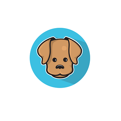 doggy icon animal cute dog icon illustration