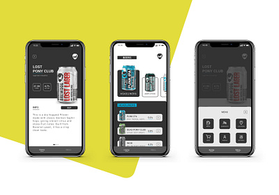 Brewdog app concept app application beer concept deisgn interface ios layout mobile ui ux