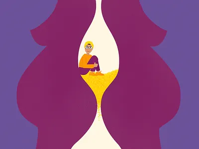 Frozen dreams drawing editorial flat hand drawing illustration journalism women women empowerment