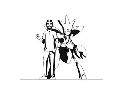 Pokemon Trainer character male character pokemon pokemon go pokemon trainer pokémon scizor self portrait trainer