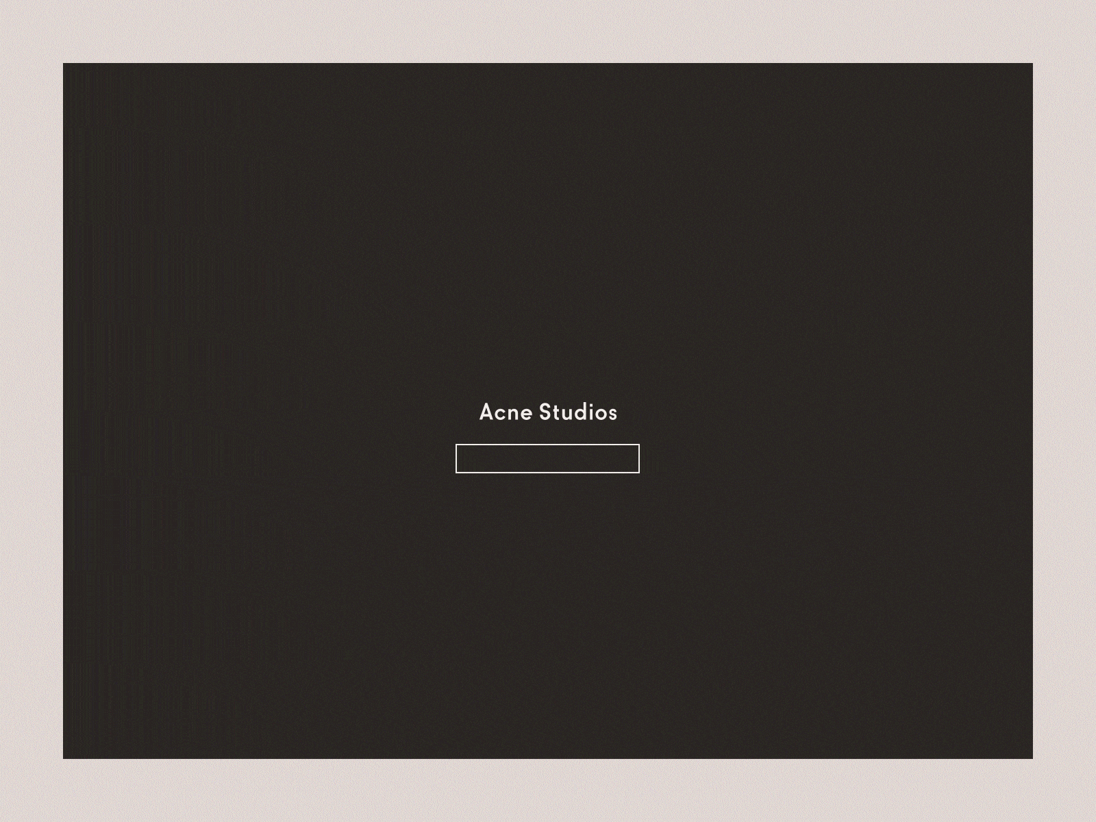 Acne Studios • Website animation animated design e shop gif ui web webdesign website women