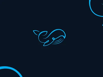 Whale line art adobe illustrator illustrator logo sketch vector