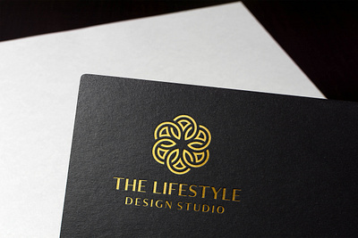 The Lifestyle Design Studio abstract brand branding elegant feminine flower geometic graphic design health care healthy high end lifestyle logo logo design logo designer logofield luxury symbol yoga