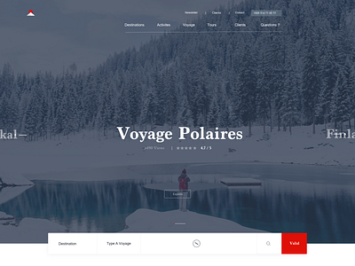 Voyage - Ui clean design identity interaction landingpage logo minimal talavadze travel traveling ui ux voyage webdesign