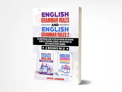 English Grammer Book Cover 3dbookcover book bookcover design ebook fiverr graphic illustration vector