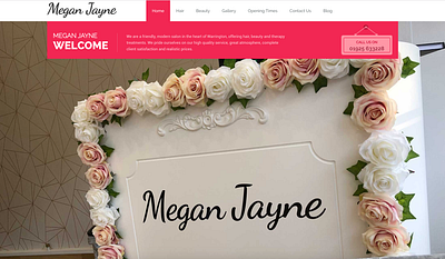 Megan Jayne Site branding design graphic design logo typography website