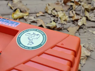 Triangle Trail Series stickers and coasters coasters design graphic design illustration mapping mountain biking print stickers typography vector