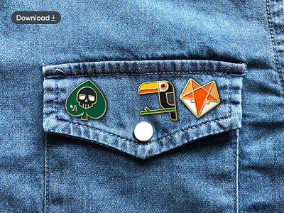 Enamel Pin Badge Mockup download enamel pin badge graphicdesign logo logodesign mockup mockup psd photoshop realistic vector