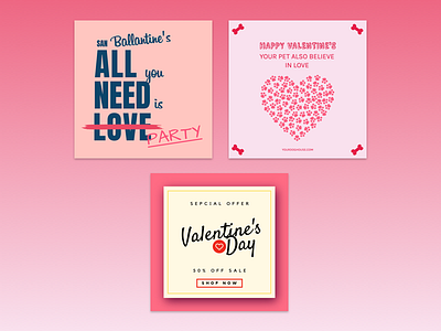 Designs for Valentine's day. design