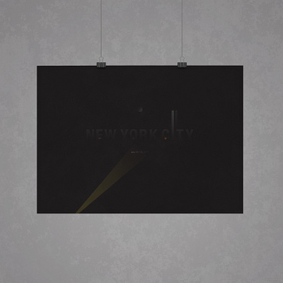 New York City 1977 Blackout | Typographical Poster blackout event graphics history illustration minimal newyork poster simple typography