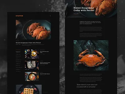 Speed UI - Blog Template art direction blog dark theme dark ui design speed ui template templatedesign ui visual design web webdesign