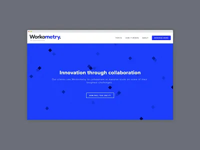 Workometry website abstract data analytics design geometric graphic design homepage hr pattern proxima nova squarespace swiss design swiss style type typography ui ui design web web design website