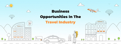 Popular Business Opportunities in the Tourism Industry app design character design icon illustrator landingpage ui ux vector website