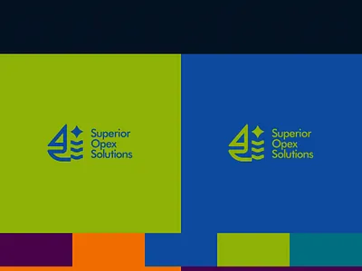 Superior Opex Solutions boat captain cosultancy design graphicdesign illustration illustrator logo logodesign logoinspiration minimalist modern north star sail ship star vector water wave