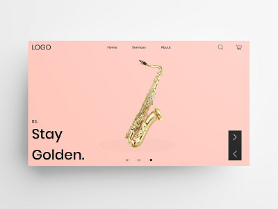Music Instruments adobe photoshop adobe xd banner banner design creative design instrument landing page music