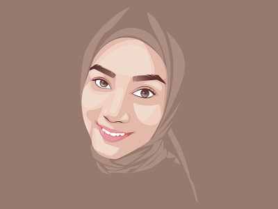 melodi art character illustration illustrator portrait vector vexel work