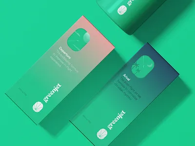 GreenJet Packaging brand identity packaging