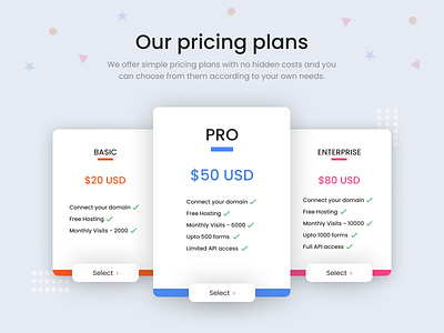 Pricing page branding dailyui figma interface minimal pricing prototype ui uidesign ux uxdesign web design