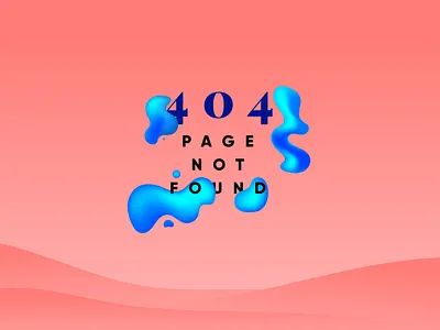 404 web PAge illustration typography ui
