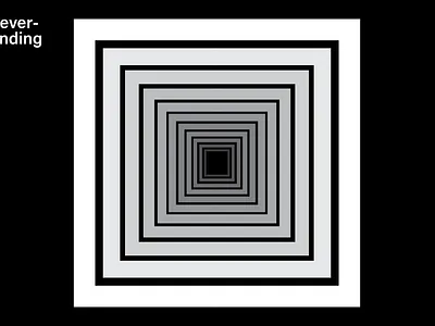 neverending branding design illustration lettering logo overprint type typography ux vector