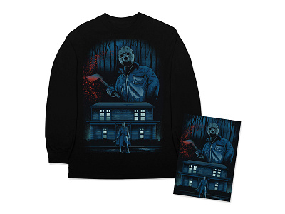 JASON vs Michael myers fridaythe13th halloween horror illustration jason mask michaelmyers movie myers