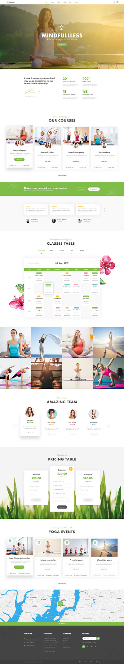 KARMA - Yoga agency business creative multipurpose wordpress webdevelopment wordpress wordpress development wordpress theme yoga