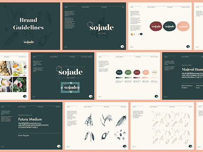 Sojade Brand Guidelines brand book brand design brand guidelines branding branding design corporate manual design graphic design guidelines layout logo typography