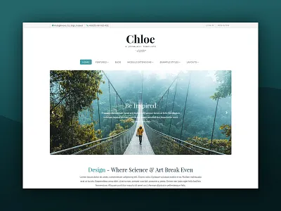 J51 Chloe - A Joomla Template joomla joomla designs joomla template joomla templates template template design templates theme theme design web design webdesign webdesigns website