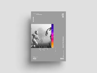 Show&Go l 422 l Astro & The Universe animation c4d c4dr20 film interstellar motion movie octane octanerender poster posterdesign scifi space