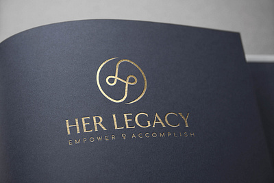 Her Legacy brand brand agency branding calm creative agency design elegant fashion feminine geometic letter mark lettermark logo logo design logo designer logofield monogram stationery symbol woman